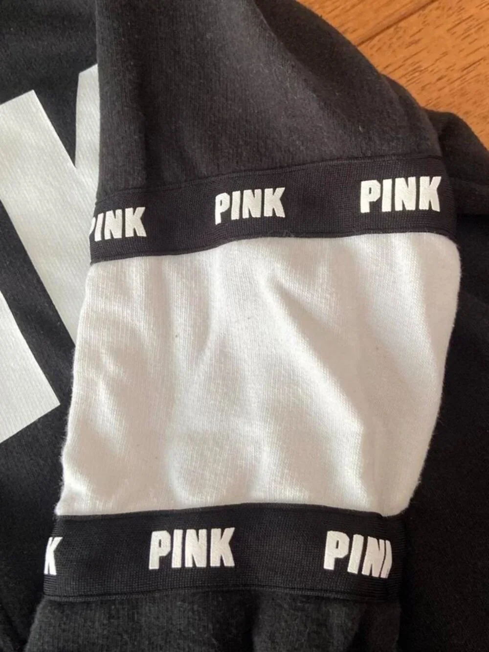 Victoria's Secret Women's Black Full Zip Hoodie